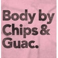 thumbnail image 2 of Body By Chips Guacamole Funny Saying Sweatshirt for Men or Women Brisco Brands L, 2 of 6