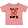 thumbnail image 3 of Inktastic You Had Me At Bacon Funny Bacon Lover Gift Boys or Girls Baby T-Shirt, 3 of 5
