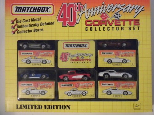 matchbox 40th anniversary corvette collector set