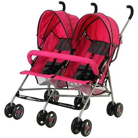 Dream On Me Double Twin Stroller (Best Twin Side By Side Stroller)