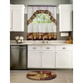 thumbnail image 2 of Kitchen Comfort Coffee - Printed Tier and Swag Window Curtain Set - 57x24 - Multi, 2 of 2