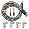 thumbnail image 3 of 6AN Fiber & SS Braided For 4L60E 4L65E Automatic Transmission Cooler Line Kit, 3 of 5