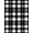 Black White Gray, Pattern 1, variant on ODIKA 8'x10' Washable Area Rug Durable, Non-Slip Large Checkered Bold Border Doormat Layering Front Under Plaid Refined for Living Room, Sectional, Family