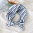 thumbnail image 1 of Nvzi Elegante bufanda cuadrada pequeña, nueva diadema de primavera, bufanda de algodón y cáñamo estampada versátil, 1 pieza (gris), 1 of 4