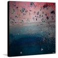 thumbnail image 3 of "Pink Sandy Beach" Painting Print on Brushed Aluminum, 3 of 5