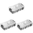 thumbnail image 1 of Caja de aparejos de pesca Herramienta impermeable superior transparente de gran capacidad (+) Negro, 1 of 4