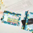 thumbnail image 2 of FORMRS 2 Pack Pencil Pouch for 3 Ring Binder with Clear Window Zipper Case, Small Daisy, 2 of 6