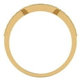 thumbnail image 5 of 0.25 ct Brilliant Round Cut Synthetic Yellow Moissanite 18K Yellow Gold Stackable Band SZ 8.25, 5 of 6