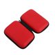 thumbnail image 3 of Estuche organizador portátil rojo Mini Storage Solution para auriculares, unidades USB y cables, 3 of 5