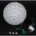thumbnail image 4 of Novelty Lights 100 Light Clear Christmas  Incandescent  Starlight Sphere, Twinkle, 7.5" Diameter, 4 of 7