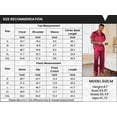 thumbnail image 6 of EKOUAER Mens Satin Pajama Set Short Sleeve Classic Sleepwear Button Down Silky Loungewear with Long Pants, 6 of 6