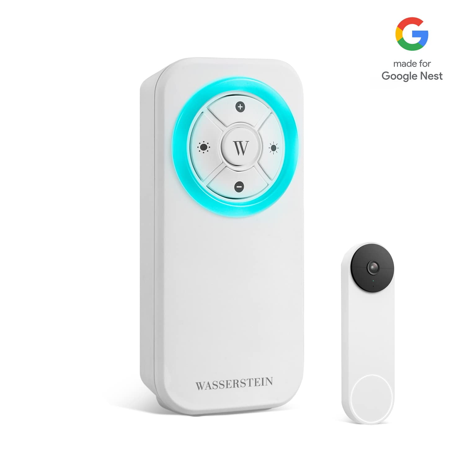 Wasserstein Doorbell Chime for Nest Doorbell (Wired, 2nd Gen) Made