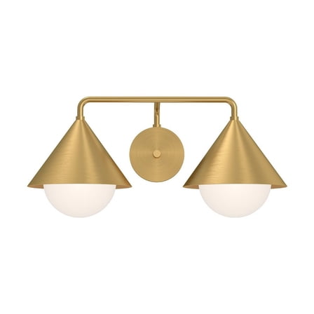 VL485221BGOP-Alora Lighting-Remy - 2 Light Bath Vanity-9.88 Inches Tall and 21.13 Inches Wide-Brushed Gold Finish
