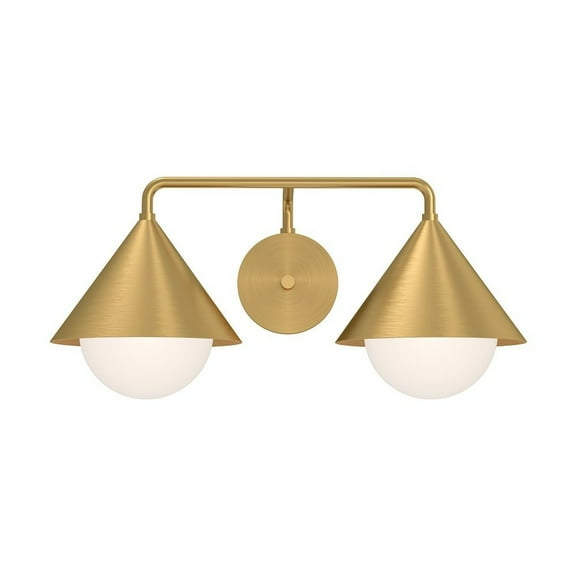 VL485221BGOP-Alora Lighting-Remy - 2 Light Bath Vanity-9.88 Inches Tall and 21.13 Inches Wide-Brushed Gold Finish