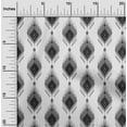 thumbnail image 2 of oneOone Cotton Flex Gray Fabric Ikat Dress Material Fabric Print Fabric By The Yard 40 Inch Wide, 2 of 6