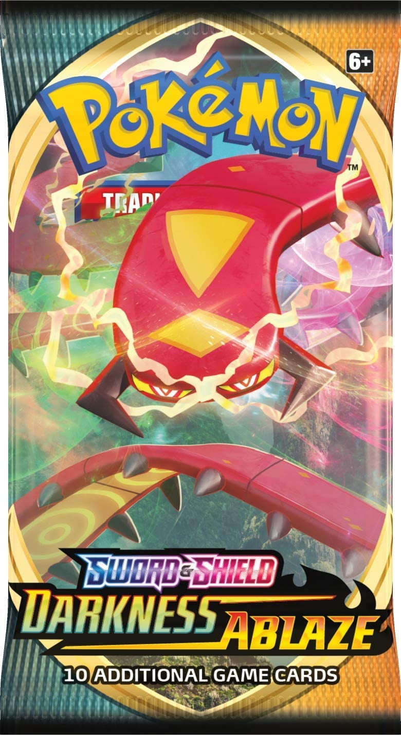 Pokemon TCG Darkness Ablaze Booster Pack 10 Cards Factory Sealed Card Game  for 2 Players - Walmart.com