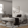 thumbnail image 3 of Base de Cama Metálica – Espacio de Almacenamiento – Resistente y Duradera – Fácil Montaje – Sin Base de Resortes – Sin Chirridos – Bordes Redondeados 203*153*38CM, 3 of 7