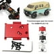 thumbnail image 5 of Bewildely Placa de montaje de caja de cambios de transmisión para Hobby Plus 1/18 CR18P Rock Van, estabilidad mejorada reforzada Kits de construcción modelo Negro, 5 of 6
