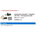 thumbnail image 2 of Speedometer Transmitter - Compatible with 1994 - 1997 Dodge Ram 2500 1995 1996, 2 of 2