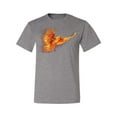 thumbnail image 2 of Wild Bobby, Mythical Fiery Phoenix, Pop Culture, Men Graphic Tees, Heather Grey, Medium, 2 of 3