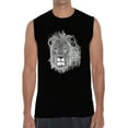 thumbnail image 1 of Men's Word Art Sleeveless T-shirt - Lion, 1 of 2