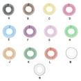 thumbnail image 2 of Full Circular Tooth Interlocking Stretch Comb Flexible Crystal Circle Combs Hairband Holder Head Band Banquet Hairstyling Red, 2 of 9