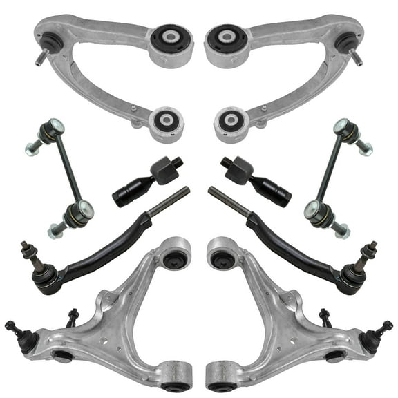 Front Control Arm Ball Joint Sway Bar Link Tie Rod Steering Suspension Kit 10pc PSA69605