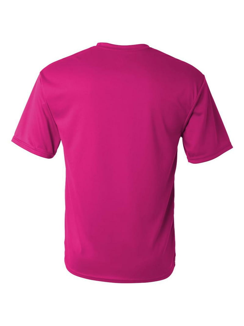 C2 Sport Moisture Wicking Performance T-Shirt, Hot Pink