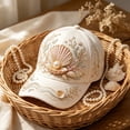 thumbnail image 4 of Luckky 3D Ocean Creatures Embroidery Cap,Adjustable Cotton Baseball Cap,Raised Embroidered Sea Animal Hat for Beach Travel Outdoor Daily Wear, 4 of 8