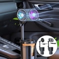 thumbnail image 5 of 12V/24V 2 in 1 Car Fan Light with Cup Holder Light Car Cup Holder Expander, 5 of 7