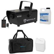 Rockville R700 Fog/Smoke Machine w/Remote+Fluid Quick Heatup+Waterproof Bag Case