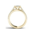 thumbnail image 3 of 1 Carat T.W. Diamond Single Halo 14kt Yellow Gold Engagement Ring Set, 3 of 5