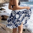 thumbnail image 6 of Bathing Suit Cover Up for Women Summer Lightweight Swimsuits Coverup Plus Size Fashion Tie Side Sarong Coverups, 6 of 6