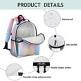 thumbnail image 4 of Colorful Tie Dye Pattern Backpack for School,Cute School Bag,Schoolbag with Adjustable Shoulder Straps & Padded Back,15.25"x11.5"x5.25", 4 of 5