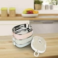 thumbnail image 4 of Bento Box Adult, Stainless Steel Lunch Box Set, Stackable Leakproof Lunch Kit for Adults Teens Kids, Bento Lunch Box Lunch Box Accessories, 4 of 7