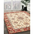 thumbnail image 2 of Ahgly Company Indoor Square Abstract Khaki Gold Abstract Area Rugs, 6' Square, 2 of 6