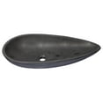 thumbnail image 6 of Pod Shaped Vessel Sink - Honed Lava Stone, 6 of 9