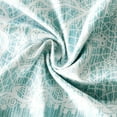 thumbnail image 6 of Home Soft Things Printed Microfiber Valance - Emma 2 Piece Set - Teal - 60" x 18", 6 of 7