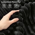 thumbnail image 3 of Ovios Corner Chair for Sectional Sofa Modern Plush Corduroy Arm Chair for Living Room, Black, 3 of 6