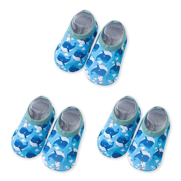 Greeniant 1 par de zapatillas de agua para niños pequeños, zapatos de natación, botas para interiores y exteriores Type7 NO7
