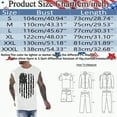 thumbnail image 3 of HCNTES Male Independence Day Spring Summer Vest Print Pattern Round Neck Plus Size Comfortable Vest Tank tops(XXL,AG), 3 of 5