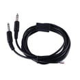 thumbnail image 1 of Seitruly Auriculares de aviación de 2 metros, Cable en forma de Y de repuesto para auriculares de avión de doble enchufe chapados en oro Teléfono y Comunicación, 1 of 6