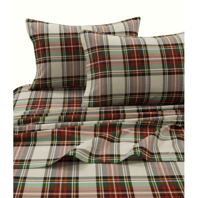 Juego de sábanas Tribeca Living Flannel Twin XL, 100% algodón, 170 g/m²