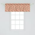thumbnail image 2 of Ambesonne Floral Window Valance, Rose Bouquet Flowers Graphic, 54" X 18", Rose Olive Green Peach, 2 of 3