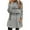 Grey, variant on Lisbinx Preppy Sweater Casual Sweater Crew Neck Long Sleeve Stretchy Sweaters for Women Slim Fit Knitting Cotton Soft Solid for Outdoor Black XXL Sales Today Clearance
