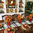 thumbnail image 3 of Sage Green Black Grey Plaid Table Runner-Cotton Linen- 108 Inch Holiday Dresser Scarves, Simple Check Stripes Lines Country Tablerunner for Kitchen Coffee/Dining Living Room Dinner Scarf Décor 13x108, 3 of 7