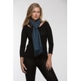 thumbnail image 3 of Bamboo Scarf Pure Colour The Tsandza Collection Petrol, 3 of 3