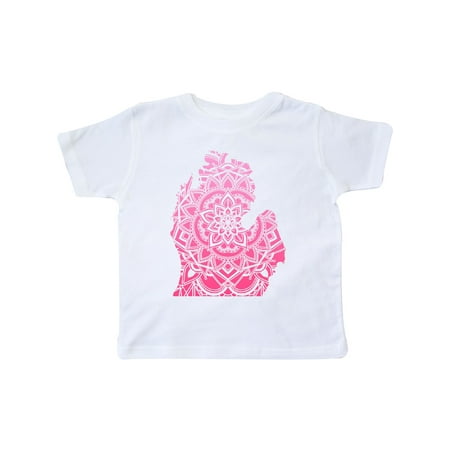 

Inktastic Michigan Silhouette Mandala Gift Toddler Boy or Toddler Girl T-Shirt