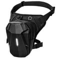 thumbnail image 1 of Bolsa para muslo ISEYOU, bolsa para piernas de moto para hombre y mujer, color negro, 1 of 7