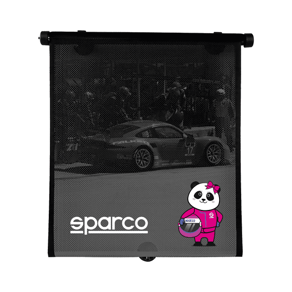 Sparco Cortina Parasol de Ventana Lateral Rosa